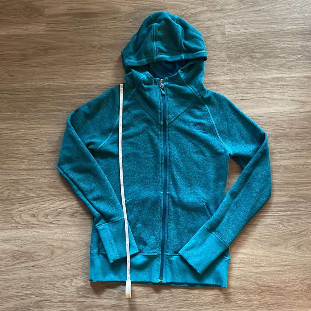 The North Face Women’s Teal Zip Up Hoodie, Size Small
